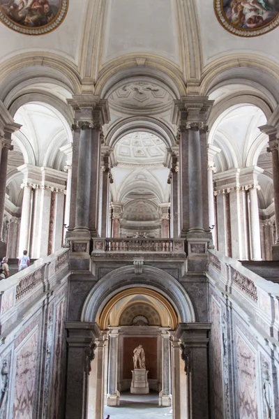 Main stairway in Palazzo Reale in Caserta — Stock Photo, Image