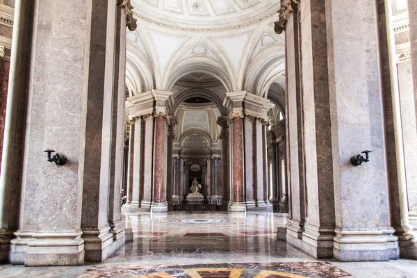 Interiér královského paláce v Caserta — Stock fotografie