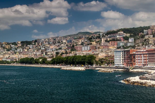 Costa del mar en Nápoles — Foto de Stock