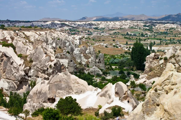 Paesaggio insolito in Cappadocia — Foto Stock