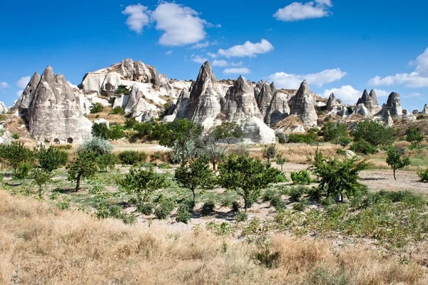 Unusual landscape in Cappadocia — Stock Photo, Image