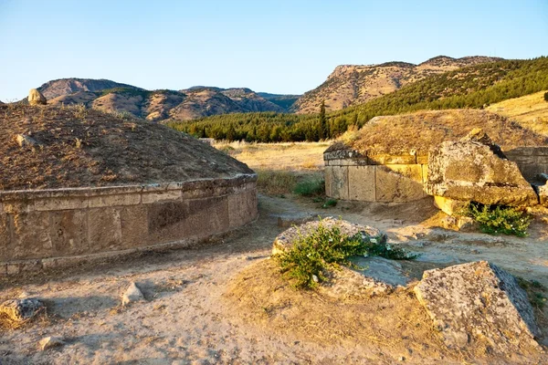 Ερείπια της αρχαίας πόλης Ιεράπολη — Φωτογραφία Αρχείου