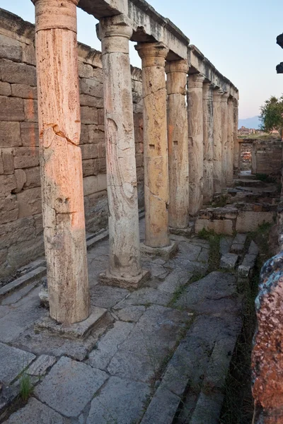 Ruins of ancient city Hierapolis — Stock Photo, Image