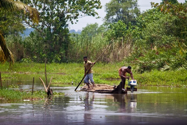 பின்தங்கிய நீர், இந்தியா — ஸ்டாக் புகைப்படம்