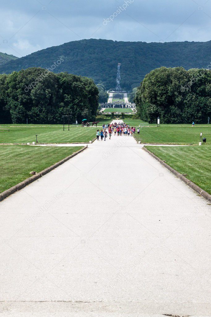 Palazzo Reale grounds in Caserta
