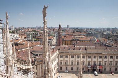 Milano havadan görünümü