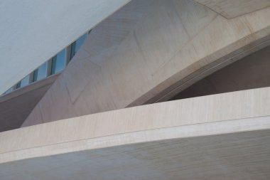 Ayrıntılı bir bina şehir sanat ve Bilimler Valencia