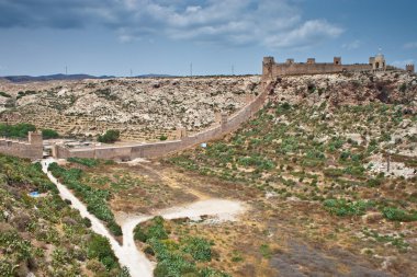 Eski kale Alcazaba Almeria