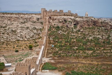 Eski kale Alcazaba Almeria