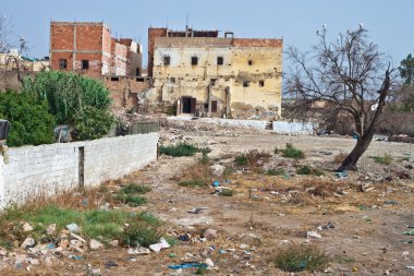 Meknes dış kısmı çöpte