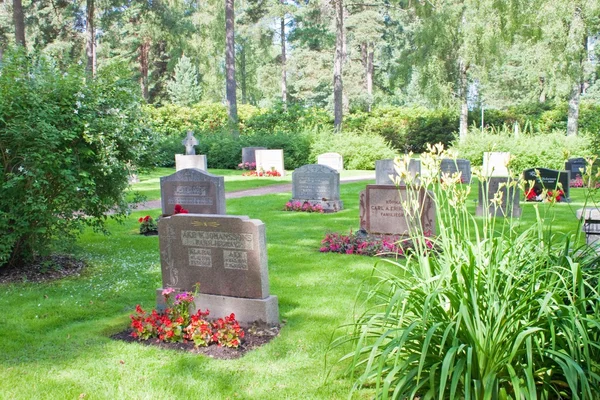 Cemetery in Nykoping — Stock Photo, Image