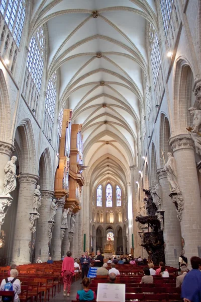 Brüksel 'deki Katedral — Stok fotoğraf