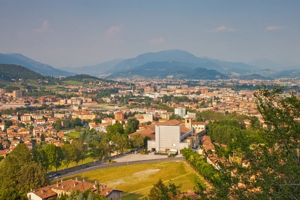 Aerial view of Bergamo — Stock Photo, Image