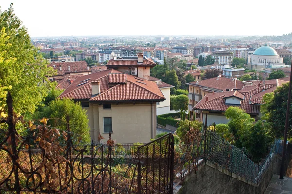 Letecký pohled na bergamo — Stock fotografie