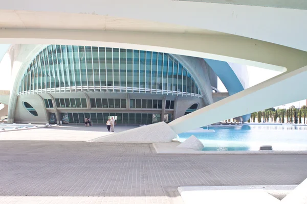 Valencia の都市の芸術と科学の建物の詳細 — ストック写真