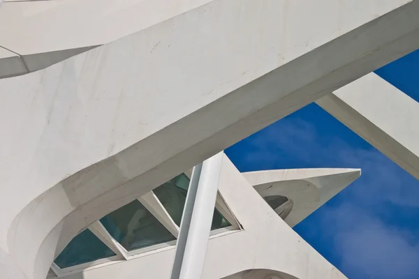 Detail of a building at City of Arts and Sciences in Valencia — Stock Photo, Image