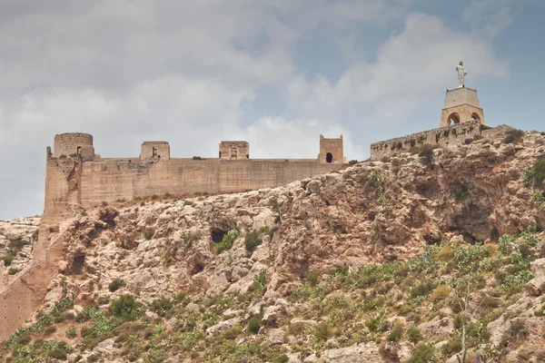 Stará pevnost Alcazaba v Almeria — Stock fotografie