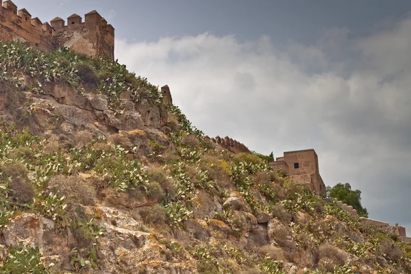 Antigua fortaleza de Alcazaba en Almería — Foto de Stock