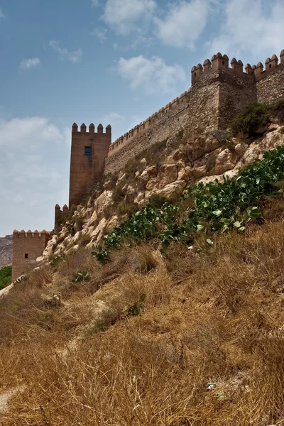 Alte festung alcazaba in almeria — Stockfoto