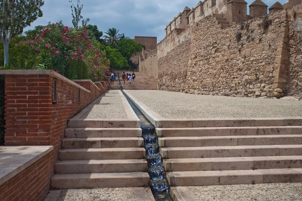 Fortaleza velha Alcazaba em Almeria — Fotografia de Stock