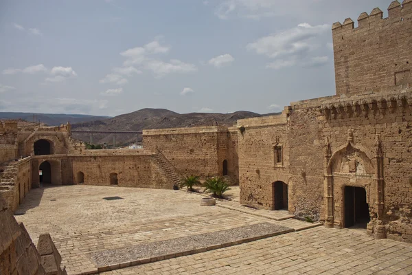 अल्मेरिया मध्ये जुना किल्ला अल्काझाबा — स्टॉक फोटो, इमेज
