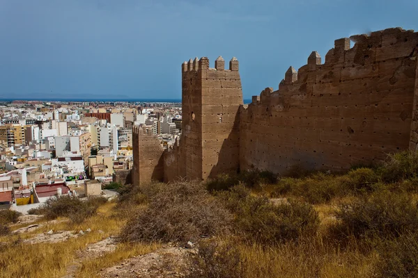 Старая крепость Альказаба в Альмерии — стоковое фото