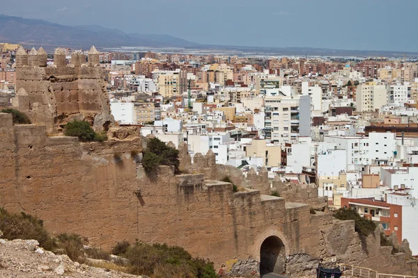 Stará pevnost Alcazaba v Almeria — Stock fotografie