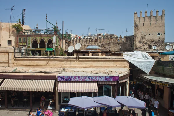 Vista de una calle en la antigua medina — Foto de Stock