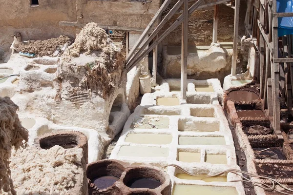 Tannery souk — Stock Photo, Image