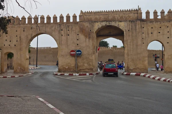 Befästning väggarna i Fez — Stockfoto
