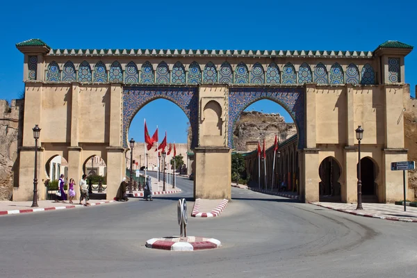 One of gates of the city Meknes — Stock Photo, Image