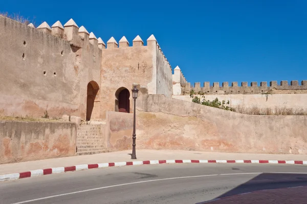 Muri di fortificazione a Meknes — Foto Stock