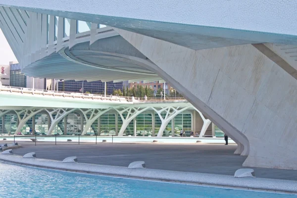 Detail of a building at City of Arts and Sciences in Valencia Stock Photo