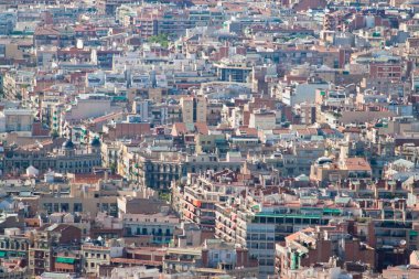 Barcelona 'nın hava görüntüsü