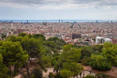 Barcelona 'nın hava görüntüsü