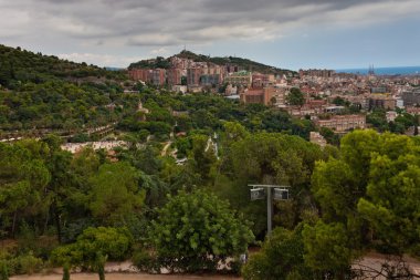 Barcelona 'nın hava görüntüsü