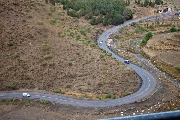 Tizi n ティカ峠の道路 — ストック写真