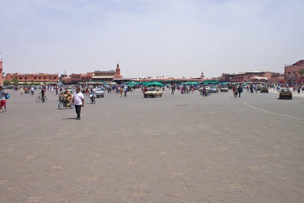 Jema el Fna Square in Marrakesh — Stock Photo, Image