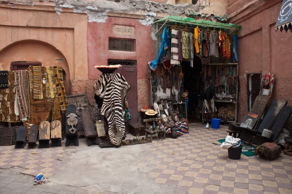 Pohled na stánku na hlavní bazar — Stock fotografie