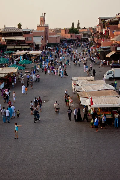 Jamaa el Fna en Marrakech — Foto de Stock