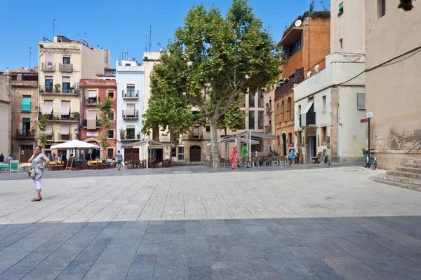 Stadtplatz in Estragona — Stockfoto