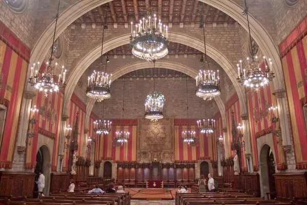 Gotycka architektura Barcelona city Hall — Zdjęcie stockowe