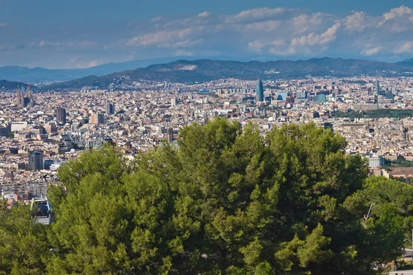 Veduta aerea di Barcellona — Foto Stock