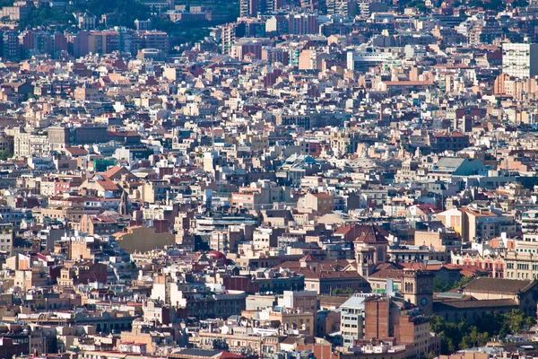 Flygfoto över Barcelona — Stockfoto