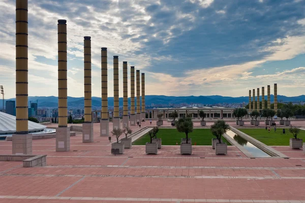 Beroemde Olympisch Park Montjuic in Barcelona — Stockfoto