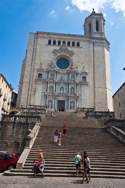 Cathedral in Girona — Stock Photo, Image