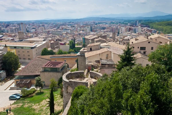 Aerial view of Girona — Stock Photo, Image