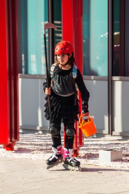 Çocuklarda temalı Halloween kılık