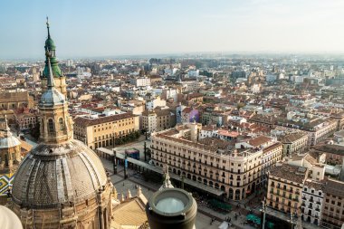 Zaragoza hava görünümünü