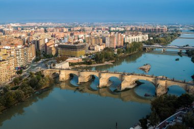 Zaragoza hava görünümünü